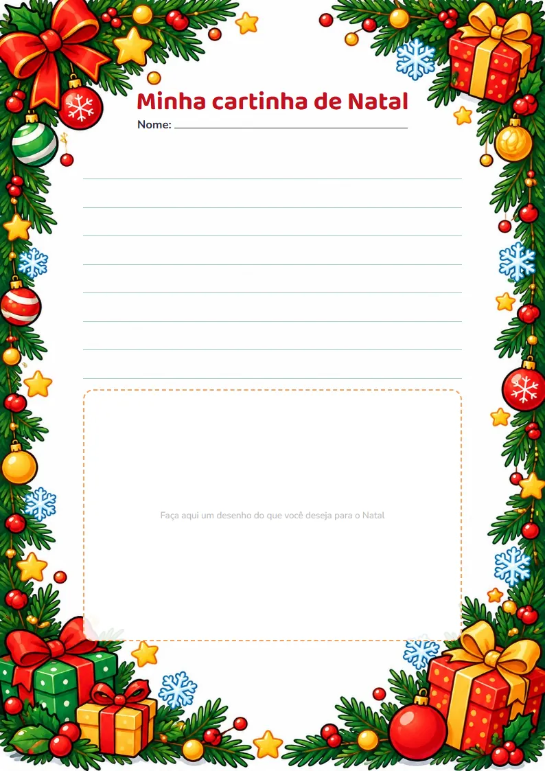 Minha cartinha de Natal